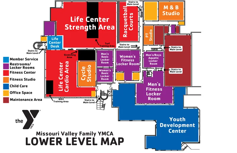 Lower Level Map