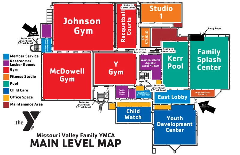 Main Level Map